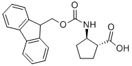 结构式 CAS# 359586-69-9, (1R,2R)-芴甲氧羰基-2-氨基环戊烷羧酸