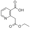 结构式 CAS# 35969-51-8, 2-(2-乙氧基-2-氧代乙基)烟酸