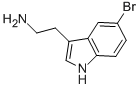structure of CAS# 3610-42-2, 2-(5-Bromo-1H-Indol-3-Yl)Ethanamine;2-(5-Bromo-1H-Indol-3-Yl)Ethylamine;5-Bromo-1H-Indole-3-Ethylamine