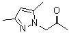 structure of CAS# 361343-66-0, 1-(3,5-Dimethyl-1H-Pyrazol-1-Yl)Acetone;1-(3,5-dimethyl-1H-pyrazol-1-yl)propan-2-one;1-(3,5-Dimethyl-pyrazol-1-yl)-propan-2-one;1-(3,5-dimethylpyrazolyl)acetone
