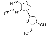 CAS#: 3616-24-8， 2-Amino-9-(beta-D-2-Deoxyribofuranosyl)Purine