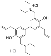 CAS#: 3624-96-2， [5-[3-(Diethylazaniumylmethyl)-4-Hydroxy-5-Prop-2-Enylphenyl]-2-Hydroxy-3-Prop-2-Enylphenyl]Methyl-Diethylazanium Dichloride