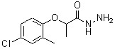 structure of CAS# 36304-48-0, 2-(4-Chloro-2-Methylphenoxy)Propanehydrazide;2-(4-chloro-2-methylphenoxy)propanehydrazide;2-(4-Chloro-2-methylphenoxy)propanohydrazide;MFCD01248816
