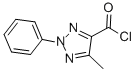 structure of CAS# 36401-55-5, 5-Methyl-2-Phenyl-2H-1,2,3-Triazole-4-Carbonyl Chloride;5-Methyl-2-Phenyl-2H-1,2,3-Triazole-4-Carbonyl Chloride 97%;5-METHYL-2-PHENYL-2H-1,2,3-TRIAZOLE-4-CARBONYL CHLORIDE;4-METHYL-2-PHENYL-1,2,3-TRIAZOLE-5-CARBONYLCHLORIDE