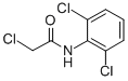 结构式 CAS# 3644-56-2, 2-氯-N-(2,6-二氯苯基)乙酰胺