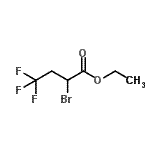 structure of CAS# 367-33-9, Ethyl 2-Bromo-4,4,4-Trifluorobutanoate;2-Bromo-4,4,4-trifluorobutyric acid ethyl ester;2-BROMO-4,4,4-TRIFLUOROBUTYRICACIDETHYLESTER;ethyl 2-bromo-4,4,4-trifluorobutanoate