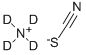 structure of CAS# 36700-77-3, Ammonium-D4 Thiocyanate