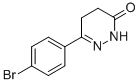 structure of CAS# 36725-37-8, 6-(4-Bromophenyl)-4,5-dihydro-2H-pyridazin-3-one