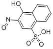 structure of CAS# 3682-32-4, 2-Nitroso-1-Naphthol-4-Sulfonic Acid;4-Hydroxy-3-Nitroso-Naphthalene-1-Sulfonic Acid;2-Nitroso-1-Naphthol-4-Sulfonic Acid;4-Hydroxy-3-Nitroso-1-Naphthalenesulfonic Acid