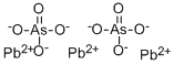 structure of CAS# 3687-31-8, Lead Arsenate;Triplumbous Diarsorate;Arsenic Acid, Lead(2+) Salt (2:3)