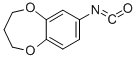 structure of CAS# 368869-87-8, 3,4-Dihydro-2H-1,5-Benzodioxepin-7-Yl Isocyanate;2H-1,5-Benzodioxepin,3,4-Dihydro-7-Isocyanato-(9CI);3,4-DIHYDRO-2H-1,5-BENZODIOXEPIN-7-YL ISOCYANATE
