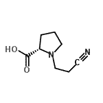 CAS 登录号：36901-89-0， 1-(2-氰基乙基)-L-脯氨酸
