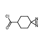 CAS 登录号：36908-78-8， 1,2-二氮杂螺[2.5]辛-1-烯-6-甲酰氯