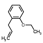 structure of CAS# 3698-31-5, 1-Allyl-2-Ethoxybenzene;3-(2-Ethoxyphenyl)-1-propene