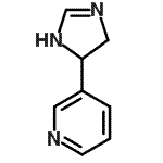 CAS 登录号：371122-36-0， 3-(4,5-二氢-1H-咪唑-5-基)吡啶