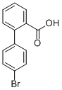 结构式 CAS# 37174-65-5, 4'-溴-联苯-2-羧酸