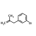 structure of CAS# 371754-81-3, 1-Bromo-3-(2-Methyl-2-Propen-1-Yl)Benzene;3-(2-Methylprop-2-en-1-yl)bromobenzene;3-(3-bromophenyl)-2-methyl-1-propene;3-(3-Bromophenyl)-2-methylprop-1-ene