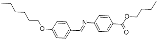 structure of CAS# 37177-16-5, Butyl p-Hexyloxybenzylidene p-Aminobenzoate;BUTYL P-HEXYLOXYBENZYLIDENE P-AMINOBENZOATE