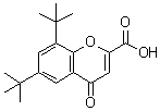 structure of CAS# 37456-21-6, 6,8-Di(Tert-Butyl)-4-Oxo-4H-Chromene-2-Carboxylic Acid;6,8-Ditert-Butyl-4-Oxo-Chromene-2-Carboxylic Acid;6,8-Ditert-Butyl-4-Oxo-2-Chromenecarboxylic Acid;6,8-Ditert-Butyl-4-Keto-Chromene-2-Carboxylic Acid