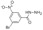 结构式 CAS# 374671-07-5, 3-溴-5-硝基苯甲酰肼