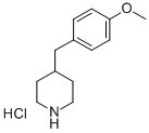 结构式 CAS# 37581-27-4, 4-(4-甲氧基苄基)哌啶盐酸盐