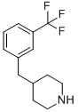 结构式 CAS# 37581-28-5, 4-(3-三氟甲基-苄基)-哌啶