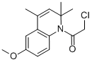 structure of CAS# 375833-63-9, 2-Chloro-1-(6-Methoxy-2,2,4-Trimethylquinolin-1-Yl)Ethanone;2-Chloro-1-(6-Methoxy-2,2,4-Trimethyl-1-Quinolyl)Ethanone;2-Chloro-1-(6-Methoxy-2,2,4-Trimethyl-Quinolin-1-Yl)Ethanone;Bas 02927309