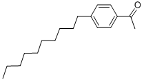 结构式 CAS# 37593-06-9, 1-(4-癸基苯基)乙烷-1-酮