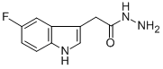 structure of CAS# 376646-57-0, 5-Fluoroindole-3-Acetic Acid Hydrazide;5-FLUOROINDOLE-3-ACETIC ACID HYDRAZIDE;5-FLUOROINDOLE-3-ACETIC HYDRAZIDE