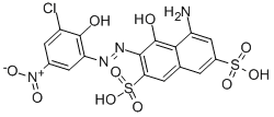 structure of CAS# 3769-62-8, 5-Amino-3-((3-chloro-2-hydroxy-5-nitrophenyl)azo)-4-hydroxynaphthalene-2,7-disulphonic acid;(3E)-5-Amino-3-[(3-Chloro-2-Hydroxy-5-Nitro-Phenyl)Hydrazono]-4-Oxo-Naphthalene-2,7-Disulfonic Acid;(3E)-5-Amino-3-[(3-Chloro-2-Hydroxy-5-Nitrophenyl)Hydrazono]-4-Oxonaphthalene-2,7-Disulfonic Acid;(3E)-5-Amino-3-[(3-Chloro-2-Hydroxy-5-Nitro-Phenyl)Hydrazono]-4-Keto-Naphthalene-2,7-Disulfonic Acid