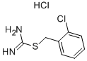 结构式 CAS# 3778-85-6, [(2-氯苯基)甲硫基]甲脒盐酸盐