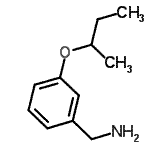 structure of CAS# 37806-41-0, 1-(3-Sec-Butoxyphenyl)Methanamine;(3-sec-butoxybenzyl)amine;[3-(methylpropoxy)phenyl]methylamine;[3-(sec-butoxy)phenyl]methanamine