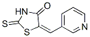 CAS#: 3785-78-2， 5-(Pyridin-3-Ylmethylidene)-2-Sulfanylidene-1,3-Thiazolidin-4-One