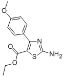 structure of CAS# 380626-32-4, Ethyl 2-Amino-4-(4-Methoxyphenyl)Thiazole-5-Carboxylate;ETHYL 2-AMINO-4-(4-METHOXYPHENYL)THIAZOLE-5-CARBOXYLATE
