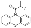 structure of CAS# 38076-63-0, 2-Chloro-1-(10H-Phenothiazin-10-Yl)Propan-1-One;2-Chloro-1-Phenothiazin-10-Yl-Propan-1-One;2-Chloro-1-(10-Phenothiazinyl)Propan-1-One;Sbb010146