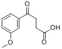 结构式 CAS# 38102-67-9, 4-(3-甲氧基苯基)-4-氧代丁酸