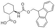 structure of CAS# 381241-08-3, trans-2-(Fmoc-amino)cyclohexanecarboxylic acid