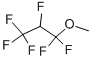 structure of CAS# 382-34-3, 1,1,2,3,3,3-Hexafluoropropyl Methyl Ether;1,1,1,2,3,3-Hexafluoro-3-Methoxy-Propane;1,1,2,3,3,3-Hexafluoropropyl Methyl Ether;Ai3-22252