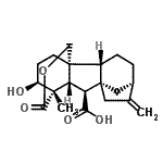 CAS#: 38231-54-8， (1R,2R,5R,8R,9S,10S,11S,17S)-17-Hydroxy-11-Methyl-6-Methylene-12-Oxo-13-Oxapentacyclo[9.3.3.1<Sup>5,8</Sup>.0<Sup>1,10</Sup>.0<Sup>2,8</Sup>]Octadecane-9-Carboxylic Acid