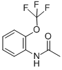 structure of CAS# 3832-55-1, 2'-(Trifluoromethoxy)Acetanilide;N1-[2-(TRIFLUOROMETHOXY)PHENYL]ACETAMIDE;N-[2-(TRIFLUOROMETHOXY)PHENYL]ACETAMIDE;2'-(Trifluoromethoxy)Acetanilide 97%