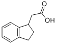 structure of CAS# 38425-65-9, 2-(2,3-Dihydro-1H-Inden-1-Yl)Acetic Acid;2-Indan-1-Ylacetic Acid;2-(1-Indanyl)Acetic Acid;2-(2,3-Dihydro-1H-Inden-1-Yl)Ethanoic Acid