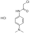 结构式 CAS# 38426-10-7, 2-氯-N-[4-(二甲基氨基)苯基]乙酰胺盐酸盐