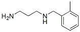 structure of CAS# 38486-29-2, N-[(2-Methylphenyl)Methyl]Propane-1,3-Diamine;3-Aminopropyl-(2-Methylbenzyl)Amine;1,3-Propanediamine, N-((2-Methylphenyl)Methyl)-