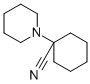 结构式 CAS# 3867-15-0, 1-哌啶-1-基环己烷-1-甲腈