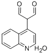 结构式 CAS# 386715-38-4, 2-(4-喹啉基)丙二醛半水合物