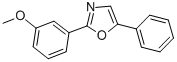 structure of CAS# 38705-20-3, 2-(3-Methoxyphenyl)-5-Phenyl-1,3-Oxazole;2-(3-Methoxyphenyl)-5-Phenyl-Oxazole;2-(3-Methoxyphenyl)-5-Phenyloxazole;Oprea1_821470