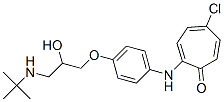 CAS#: 38767-88-3， 2-[[4-[3-(Tert-Butylamino)-2-Hydroxypropoxy]Phenyl]Amino]-5-Chlorocyclohepta-2,4,6-Trien-1-One