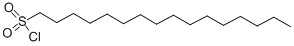 structure of CAS# 38775-38-1, 1-Hexadecanesulfonyl Chloride;1-Hexadecanesulfonyl Chloride;Hexadecylsulfonyl Chloride;Nsc93798