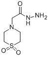 结构式 CAS# 39093-81-7, 2-(1,1-二氧代-1,4-噻嗪烷-4-基)乙酰肼