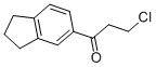 结构式 CAS# 39105-39-0, 3-氯-1-茚满-5-基-丙-1-酮